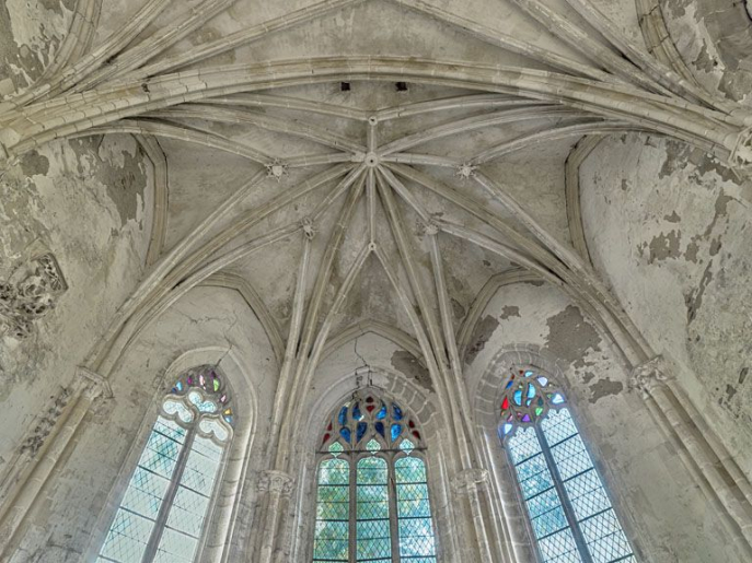 Intérieur de la chapelle : voûtes du choeur. © Thierry Kuntz / Région Bourgogne-Franche-Comté, Inventaire du patrimoine - 2018