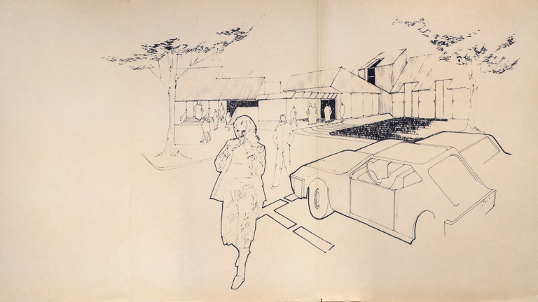 Vue de l'édifice projeté. © Pierre-Marie Barbe-Richaud / Région Bourgogne-Franche-Comté, Inventaire du patrimoine - 2019 Vue de l'édifice projeté. © Pierre-Marie Barbe-Richaud / Région Bourgogne-Franche-Comté, Inventaire du patrimoine - 2019