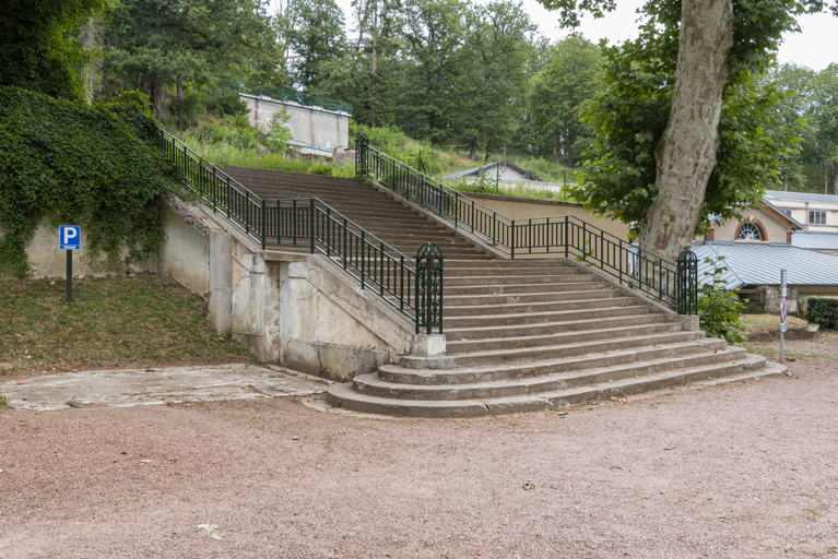 escalier © Pierre-Marie Barbe-Richaud / Région Bourgogne-Franche-Comté, Inventaire du patrimoine - 2019