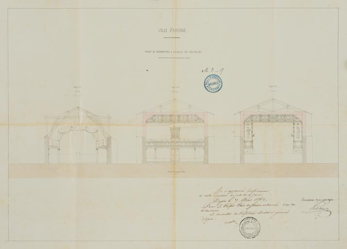 théâtre © Pierre-Marie Barbe-Richaud / Région Bourgogne-Franche-Comté, Inventaire du patrimoine - 2021