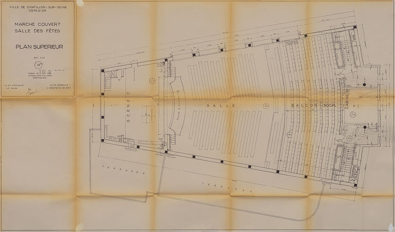 salle des fêtes © Pierre-Marie Barbe-Richaud / Région Bourgogne-Franche-Comté, Inventaire du patrimoine - 2021
