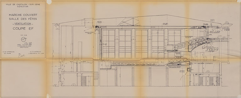 salle des fêtes © Pierre-Marie Barbe-Richaud / Région Bourgogne-Franche-Comté, Inventaire du patrimoine - 2021