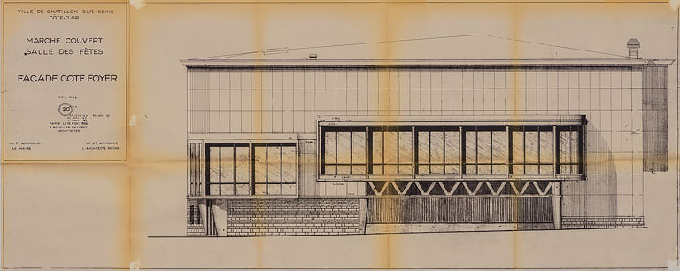 salle des fêtes © Pierre-Marie Barbe-Richaud / Région Bourgogne-Franche-Comté, Inventaire du patrimoine - 2021