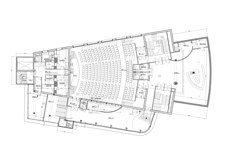 salle des fêtes © Pierre-Marie Barbe-Richaud / Région Bourgogne-Franche-Comté, Inventaire du patrimoine - 2021