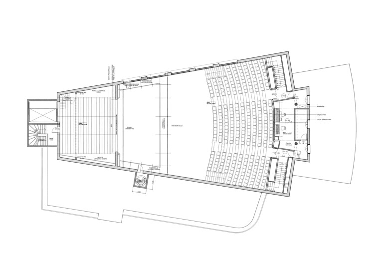 salle des fêtes © Pierre-Marie Barbe-Richaud / Région Bourgogne-Franche-Comté, Inventaire du patrimoine - 2021