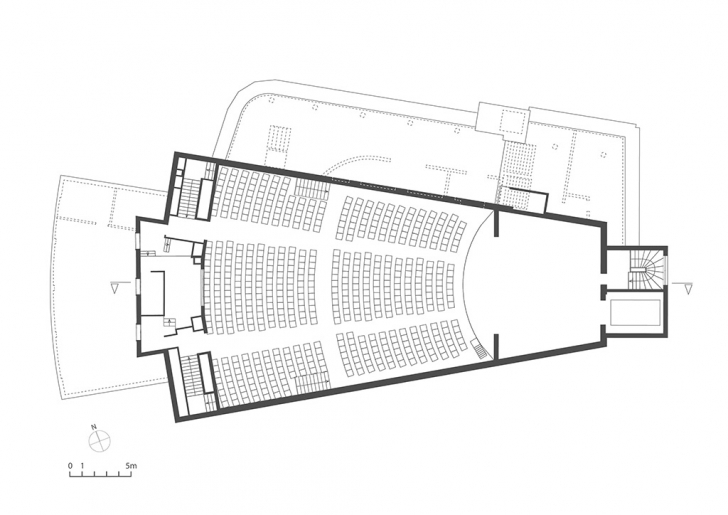 salle des fêtes © Aline Thomas / Région Bourgogne-Franche-Comté, Inventaire du patrimoine - 2021
