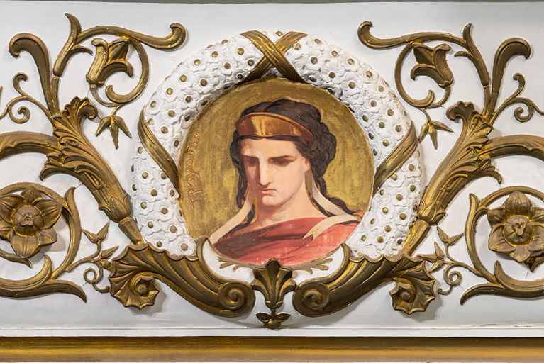 peinture monumentale © Pierre-Marie Barbe-Richaud / Région Bourgogne-Franche-Comté, Inventaire du patrimoine - 2022 peinture monumentale © Pierre-Marie Barbe-Richaud / Région Bourgogne-Franche-Comté, Inventaire du patrimoine - 2022