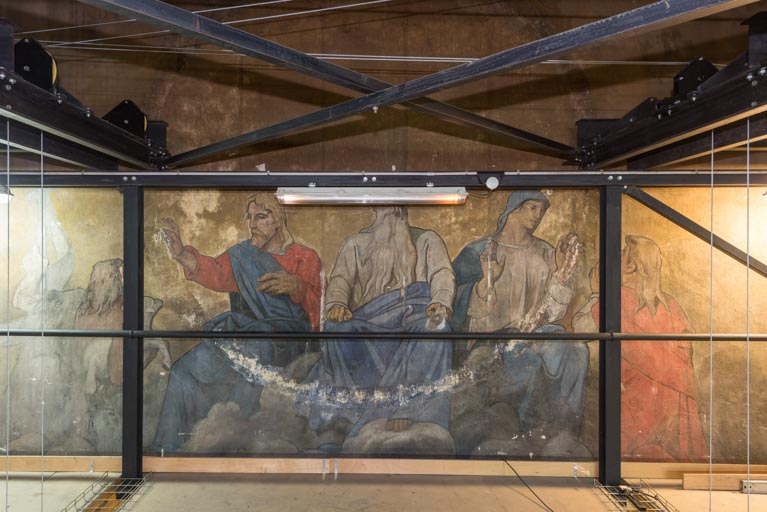  peinture monumentale © Pierre-Marie Barbe-Richaud / Région Bourgogne-Franche-Comté, Inventaire du patrimoine - 2022