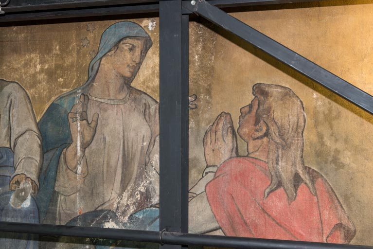  peinture monumentale © Pierre-Marie Barbe-Richaud / Région Bourgogne-Franche-Comté, Inventaire du patrimoine - 2022