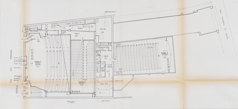  salle de spectacle cinéma immeuble © Pierre-Marie Barbe-Richaud / Région Bourgogne-Franche-Comté, Inventaire du patrimoine - 2022