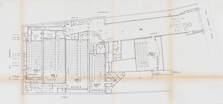  salle de spectacle cinéma immeuble © Pierre-Marie Barbe-Richaud / Région Bourgogne-Franche-Comté, Inventaire du patrimoine - 2022