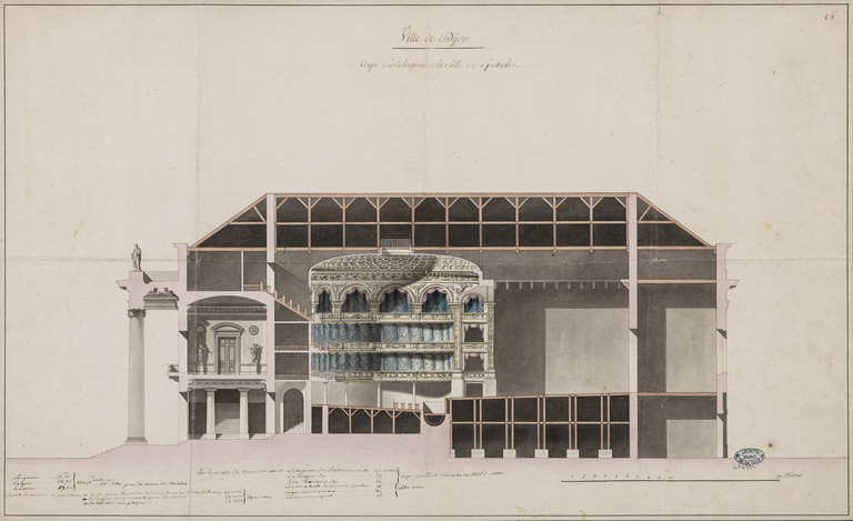 théâtre © Pierre-Marie Barbe-Richaud / Région Bourgogne-Franche-Comté, Inventaire du patrimoine - 2022  théâtre © Pierre-Marie Barbe-Richaud / Région Bourgogne-Franche-Comté, Inventaire du patrimoine - 2022