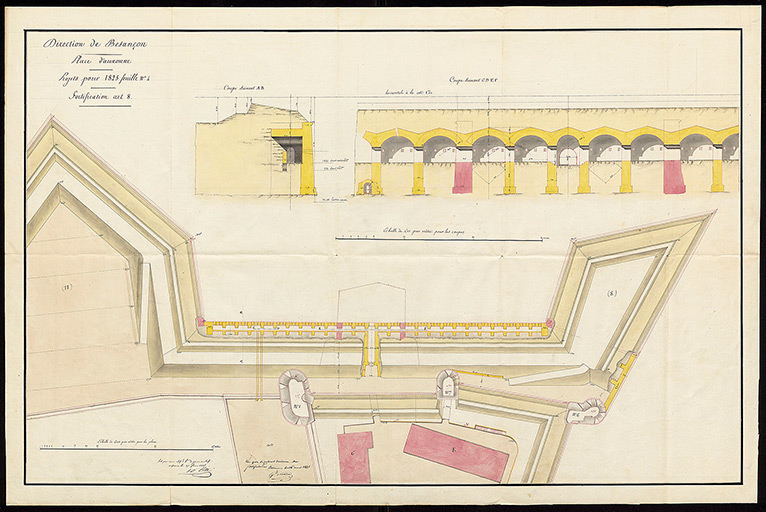  fortification d'agglomération courtine © Guillaume Gézolme / Service historique de la Défense - 2023