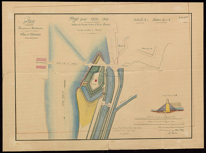 fortification d'agglomération ouvrage fortifié © Guillaume Gézolme / Service historique de la Défense - 2023  fortification d'agglomération ouvrage fortifié © Guillaume Gézolme / Service historique de la Défense - 2023