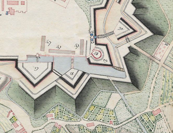 fortification d'agglomération bastion © Guillaume Gézolme / Service historique de la Défense - 2023  fortification d'agglomération bastion © Guillaume Gézolme / Service historique de la Défense - 2023