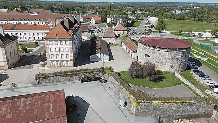  fortification d'agglomération bastion © Sébastien Bardou / Région Bourgogne-Franche-Comté, Inventaire du patrimoine - 2023