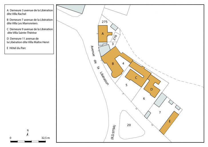 demeure villa © Pierre-Marie Barbe-Richaud / Région Bourgogne-Franche-Comté, Inventaire du patrimoine - 2023  demeure villa © Pierre-Marie Barbe-Richaud / Région Bourgogne-Franche-Comté, Inventaire du patrimoine - 2023