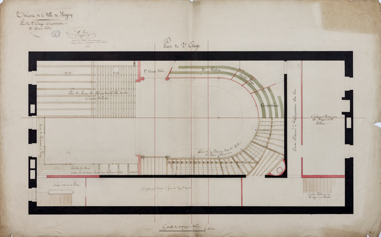  halle théâtre © Pierre-Marie Barbe-Richaud / Région Bourgogne-Franche-Comté, Inventaire du patrimoine - 2023