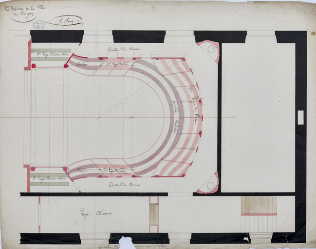  halle théâtre © Pierre-Marie Barbe-Richaud / Région Bourgogne-Franche-Comté, Inventaire du patrimoine - 2023