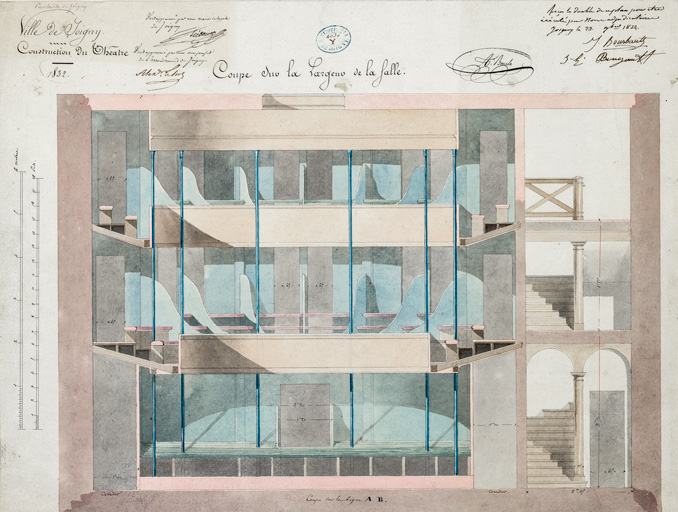  halle théâtre © Pierre-Marie Barbe-Richaud / Région Bourgogne-Franche-Comté, Inventaire du patrimoine - 2023
