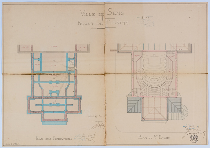 théâtre © Pierre-Marie Barbe-Richaud / Région Bourgogne-Franche-Comté, Inventaire du patrimoine - 2023  théâtre © Pierre-Marie Barbe-Richaud / Région Bourgogne-Franche-Comté, Inventaire du patrimoine - 2023