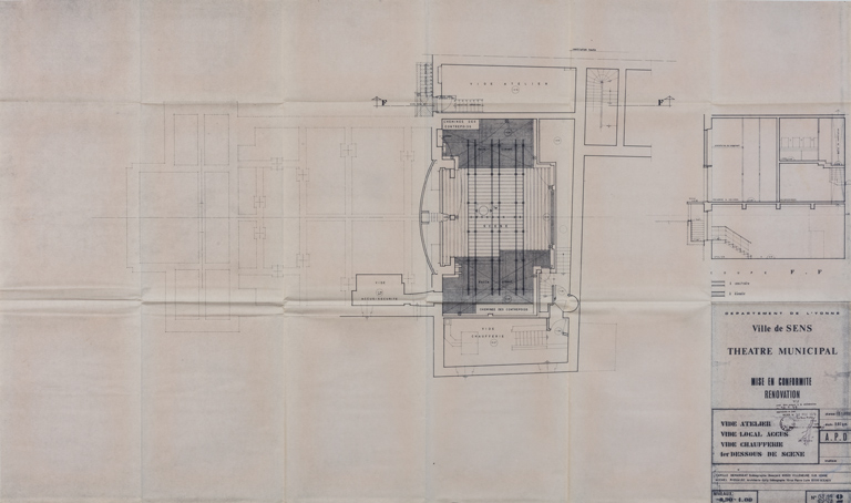 théâtre © Pierre-Marie Barbe-Richaud / Région Bourgogne-Franche-Comté, Inventaire du patrimoine - 2023  théâtre © Pierre-Marie Barbe-Richaud / Région Bourgogne-Franche-Comté, Inventaire du patrimoine - 2023