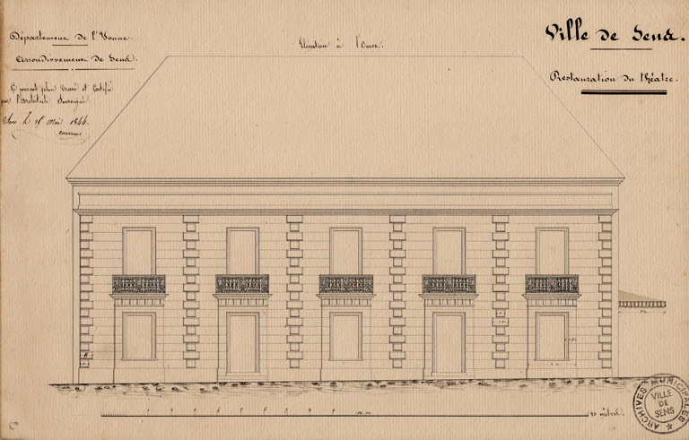 théâtre © Pierre-Marie Barbe-Richaud / Région Bourgogne-Franche-Comté, Inventaire du patrimoine - 2023  théâtre © Pierre-Marie Barbe-Richaud / Région Bourgogne-Franche-Comté, Inventaire du patrimoine - 2023