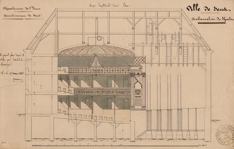 théâtre © Pierre-Marie Barbe-Richaud / Région Bourgogne-Franche-Comté, Inventaire du patrimoine - 2023  théâtre © Pierre-Marie Barbe-Richaud / Région Bourgogne-Franche-Comté, Inventaire du patrimoine - 2023