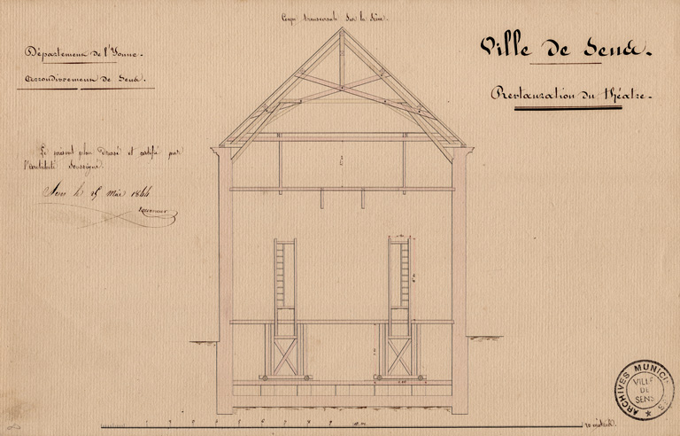 théâtre © Pierre-Marie Barbe-Richaud / Région Bourgogne-Franche-Comté, Inventaire du patrimoine - 2023  théâtre © Pierre-Marie Barbe-Richaud / Région Bourgogne-Franche-Comté, Inventaire du patrimoine - 2023