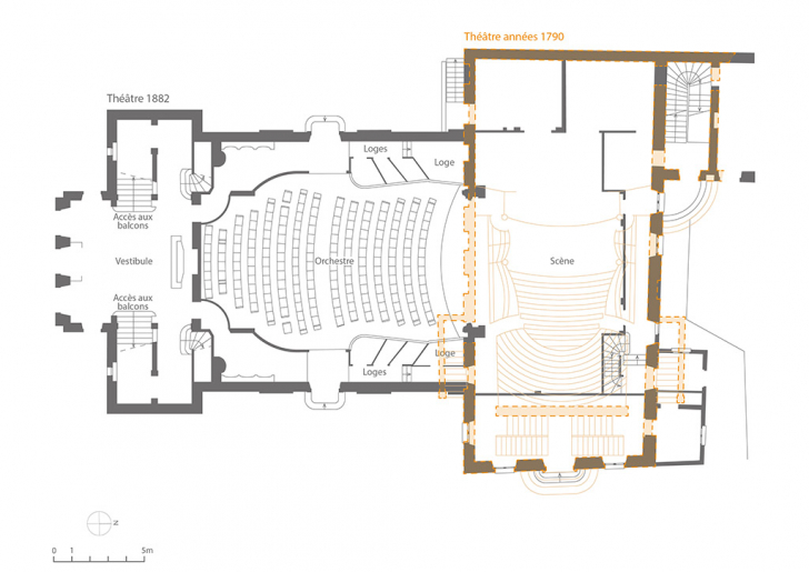 théâtre © Aline Thomas / Région Bourgogne-Franche-Comté, Inventaire du patrimoine - 2023  théâtre © Aline Thomas / Région Bourgogne-Franche-Comté, Inventaire du patrimoine - 2023