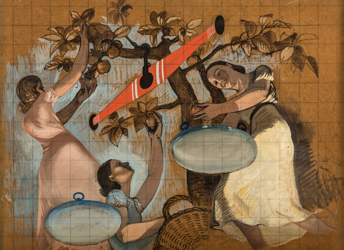  tableau © Pierre-Marie Barbe-Richaud / Région Bourgogne-Franche-Comté, Inventaire du patrimoine - 2023