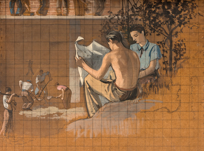  tableau © Pierre-Marie Barbe-Richaud / Région Bourgogne-Franche-Comté, Inventaire du patrimoine - 2023