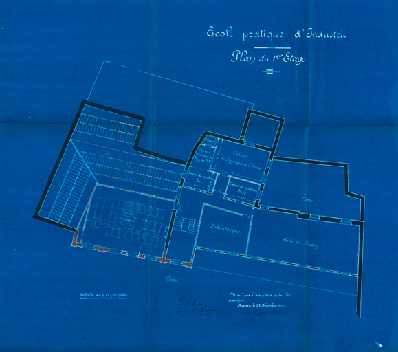 école professionnelle © Pierre-Marie Barbe-Richaud / Région Bourgogne-Franche-Comté, Inventaire du patrimoine - 2023  école professionnelle © Pierre-Marie Barbe-Richaud / Région Bourgogne-Franche-Comté, Inventaire du patrimoine - 2023