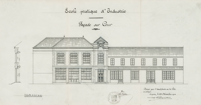 école professionnelle © Pierre-Marie Barbe-Richaud / Région Bourgogne-Franche-Comté, Inventaire du patrimoine - 2023  école professionnelle © Pierre-Marie Barbe-Richaud / Région Bourgogne-Franche-Comté, Inventaire du patrimoine - 2023