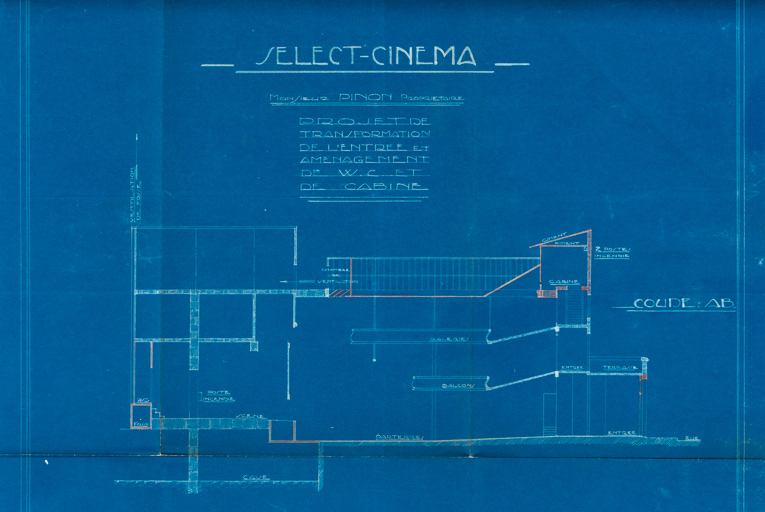 maison cinéma © Pierre-Marie Barbe-Richaud / Région Bourgogne-Franche-Comté, Inventaire du patrimoine - 2023  maison cinéma © Pierre-Marie Barbe-Richaud / Région Bourgogne-Franche-Comté, Inventaire du patrimoine - 2023