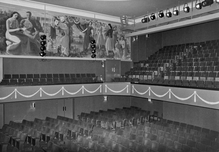  maison du peuple théâtre © Laurent Poupard / Région Bourgogne-Franche-Comté, Inventaire du patrimoine - 2023