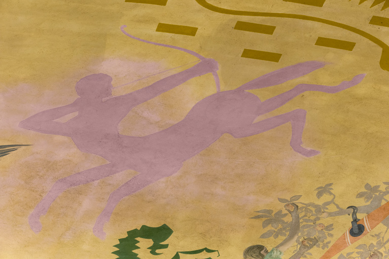 peinture monumentale © Pierre-Marie Barbe-Richaud / Région Bourgogne-Franche-Comté, Inventaire du patrimoine - 2023  peinture monumentale © Pierre-Marie Barbe-Richaud / Région Bourgogne-Franche-Comté, Inventaire du patrimoine - 2023