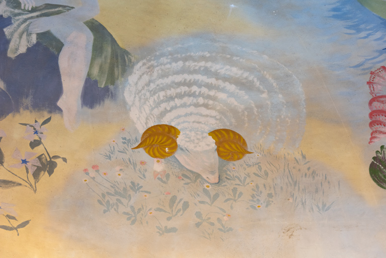 peinture monumentale © Pierre-Marie Barbe-Richaud / Région Bourgogne-Franche-Comté, Inventaire du patrimoine - 2023  peinture monumentale © Pierre-Marie Barbe-Richaud / Région Bourgogne-Franche-Comté, Inventaire du patrimoine - 2023