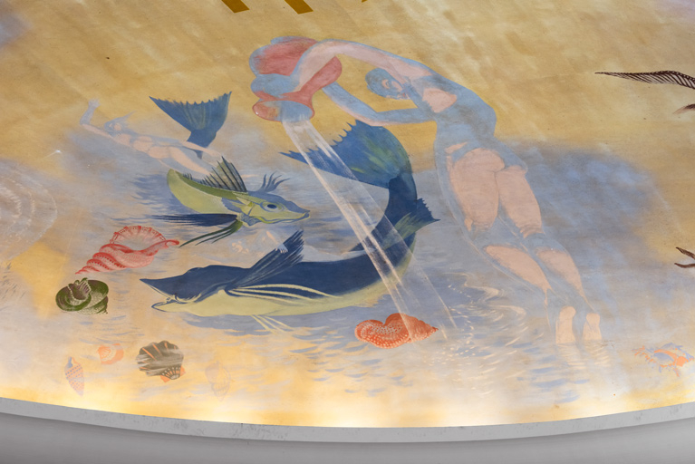 peinture monumentale © Pierre-Marie Barbe-Richaud / Région Bourgogne-Franche-Comté, Inventaire du patrimoine - 2023  peinture monumentale © Pierre-Marie Barbe-Richaud / Région Bourgogne-Franche-Comté, Inventaire du patrimoine - 2023