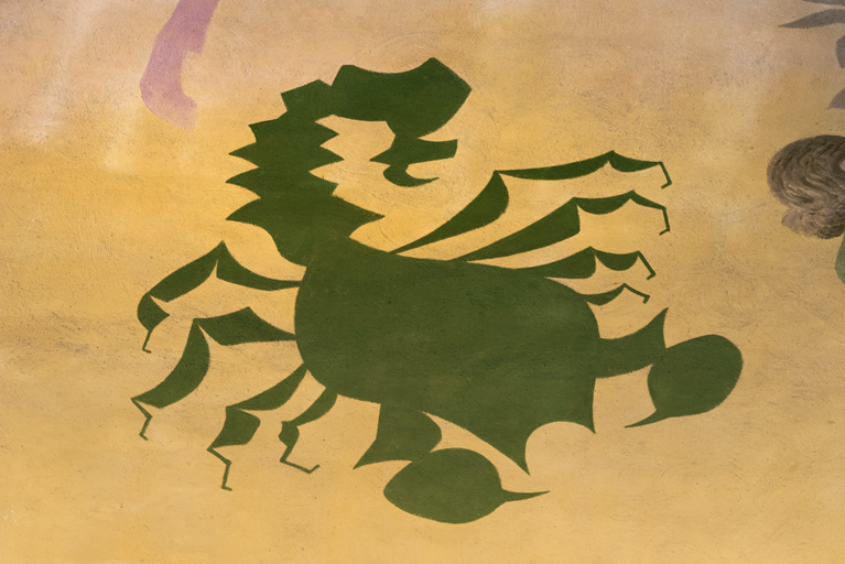 peinture monumentale © Pierre-Marie Barbe-Richaud / Région Bourgogne-Franche-Comté, Inventaire du patrimoine - 2023  peinture monumentale © Pierre-Marie Barbe-Richaud / Région Bourgogne-Franche-Comté, Inventaire du patrimoine - 2023