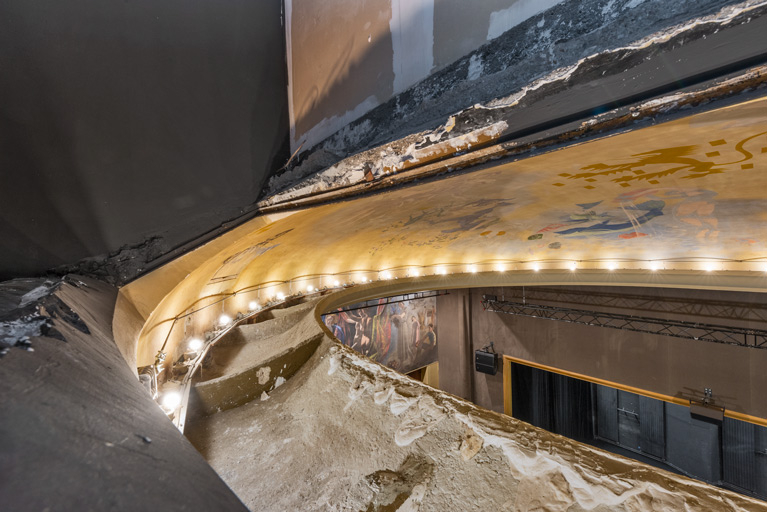  maison du peuple théâtre © Pierre-Marie Barbe-Richaud / Région Bourgogne-Franche-Comté, Inventaire du patrimoine - 2023