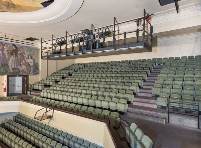  maison du peuple théâtre © Pierre-Marie Barbe-Richaud / Région Bourgogne-Franche-Comté, Inventaire du patrimoine - 2023