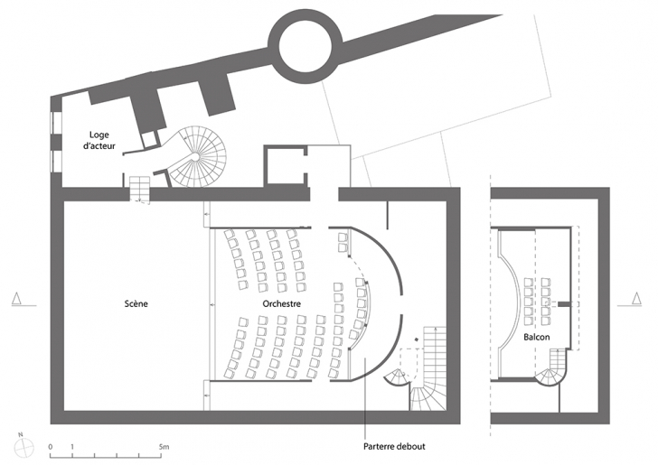 mairie théâtre © Aline Thomas / Région Bourgogne-Franche-Comté, Inventaire du patrimoine - 2023  mairie théâtre © Aline Thomas / Région Bourgogne-Franche-Comté, Inventaire du patrimoine - 2023