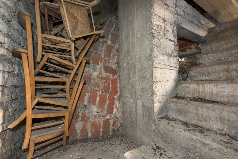 voûte escalier © Pierre-Marie Barbe-Richaud / Région Bourgogne-Franche-Comté, Inventaire du patrimoine - 2023  voûte escalier © Pierre-Marie Barbe-Richaud / Région Bourgogne-Franche-Comté, Inventaire du patrimoine - 2023