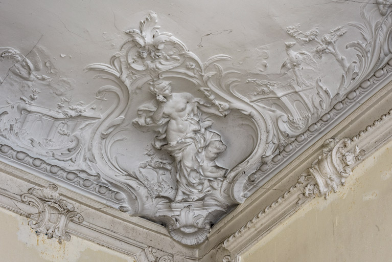 plafond © Pierre-Marie Barbe-Richaud / Région Bourgogne-Franche-Comté, Inventaire du patrimoine - 2024  plafond © Pierre-Marie Barbe-Richaud / Région Bourgogne-Franche-Comté, Inventaire du patrimoine - 2024