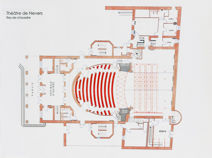  théâtre © Pierre-Marie Barbe-Richaud / Région Bourgogne-Franche-Comté, Inventaire du patrimoine - 2024