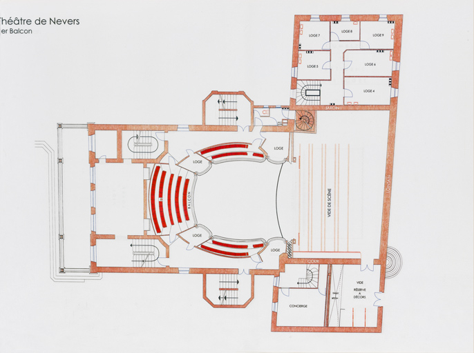  théâtre © Pierre-Marie Barbe-Richaud / Région Bourgogne-Franche-Comté, Inventaire du patrimoine - 2024