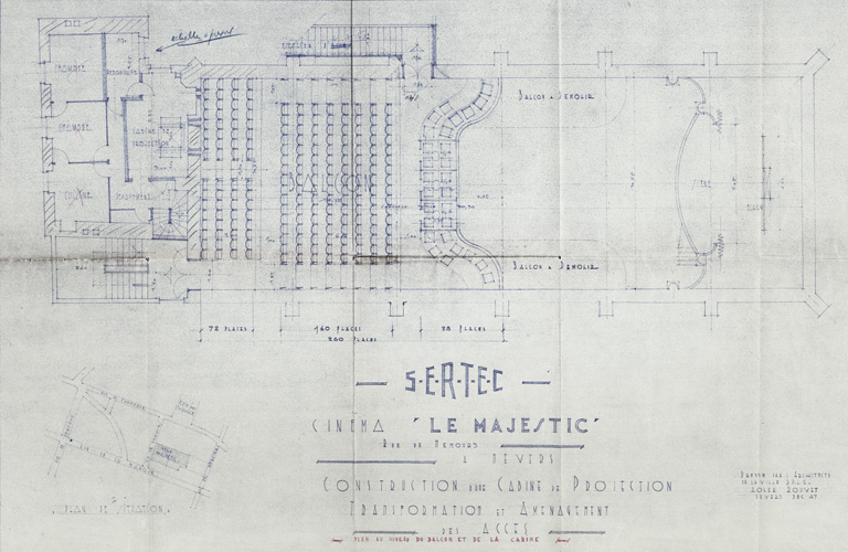 cinéma © Pierre-Marie Barbe-Richaud / Région Bourgogne-Franche-Comté, Inventaire du patrimoine - 2024  cinéma © Pierre-Marie Barbe-Richaud / Région Bourgogne-Franche-Comté, Inventaire du patrimoine - 2024
