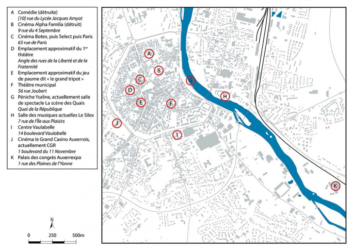  théâtre salle de spectacle cinéma péniche salle de concert palais des congrès © Aline Thomas / Région Bourgogne-Franche-Comté, Inventaire du patrimoine - 2024