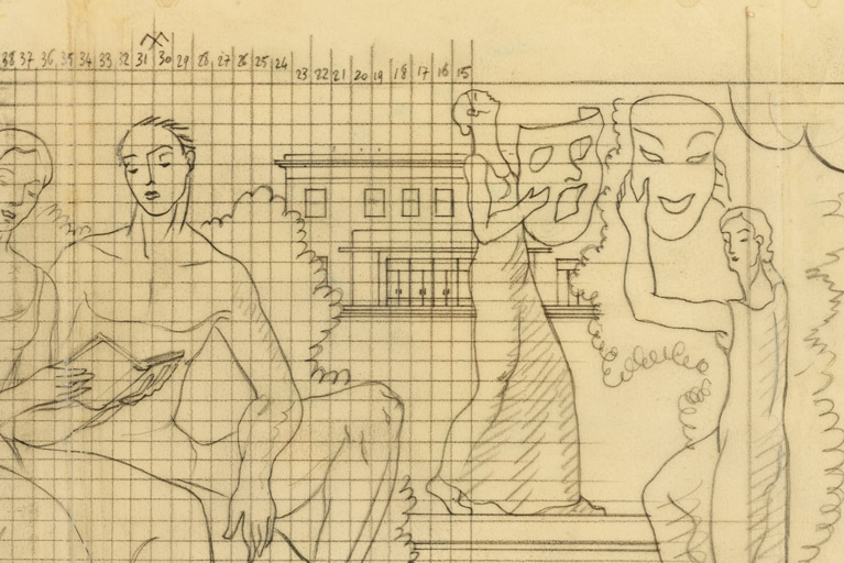  dessin © Pierre-Marie Barbe-Richaud / Région Bourgogne-Franche-Comté, Inventaire du patrimoine - 2024